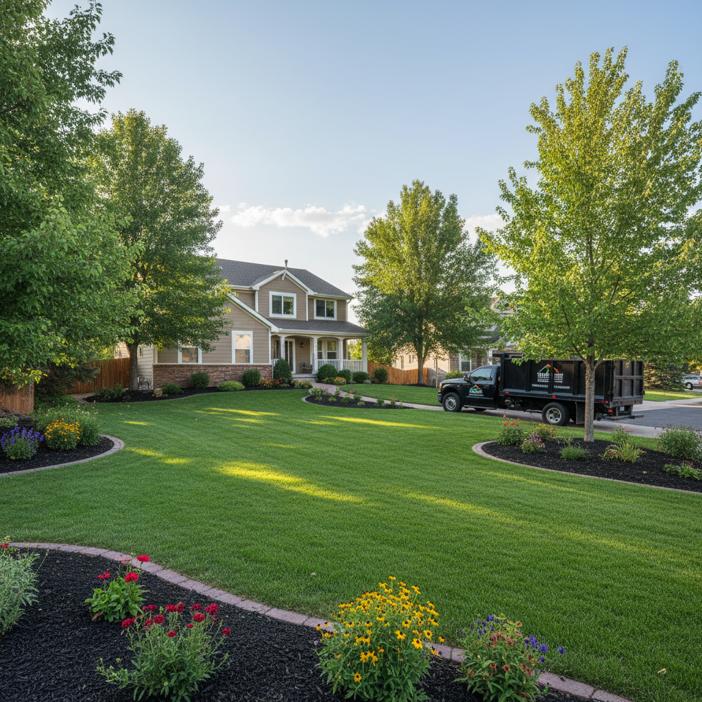 Completed yard cleanup project